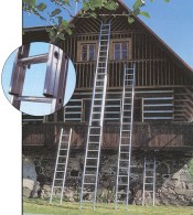 Žebřík opěrný výsuvný - 4 - 7m č.3